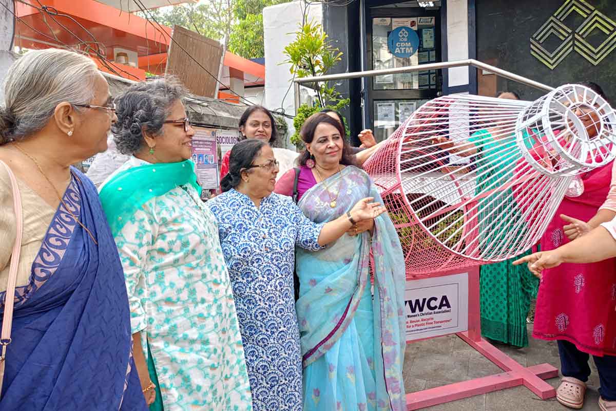 Outreach Programme – Installation of plastic bottle collection units in Trivandrum